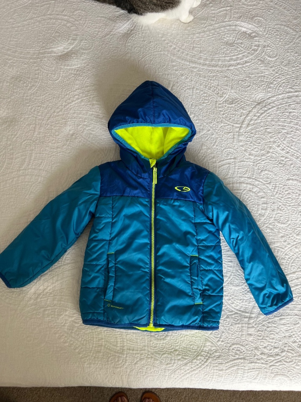 Champion Fleece Lined Puffer Coat with Hood, VentureLoft, Size 3T